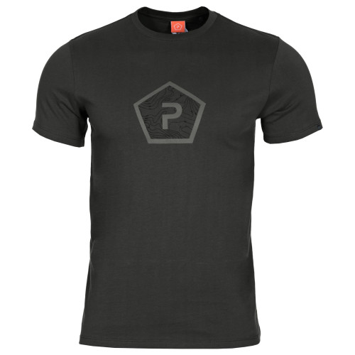 Tričko Shape Pentagon černé