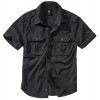Brandit Vintage Košile pánská s krátkým rukávem Černá